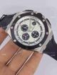 Replica Audemars Piguet Watch White Dial Luminous Point Black Rubber Watch (2)_th.jpg
